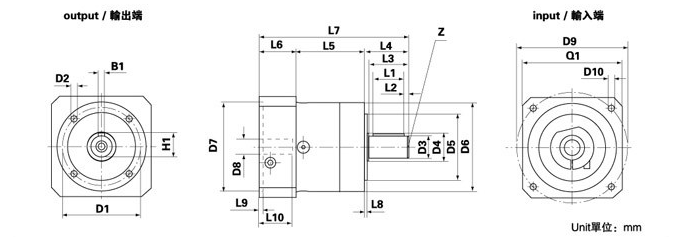 PL系列精密行星減速機