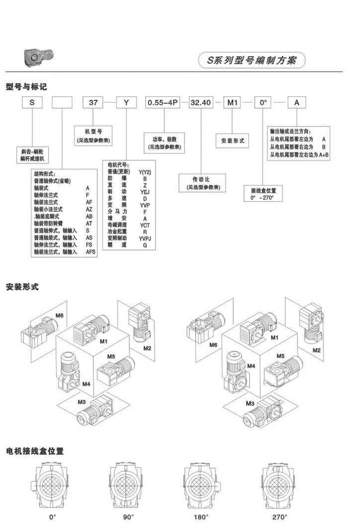 S系列斜齒輪-蝸輪蝸桿減速電機(jī) S系列斜齒輪-蝸輪蝸桿減速電機(jī)